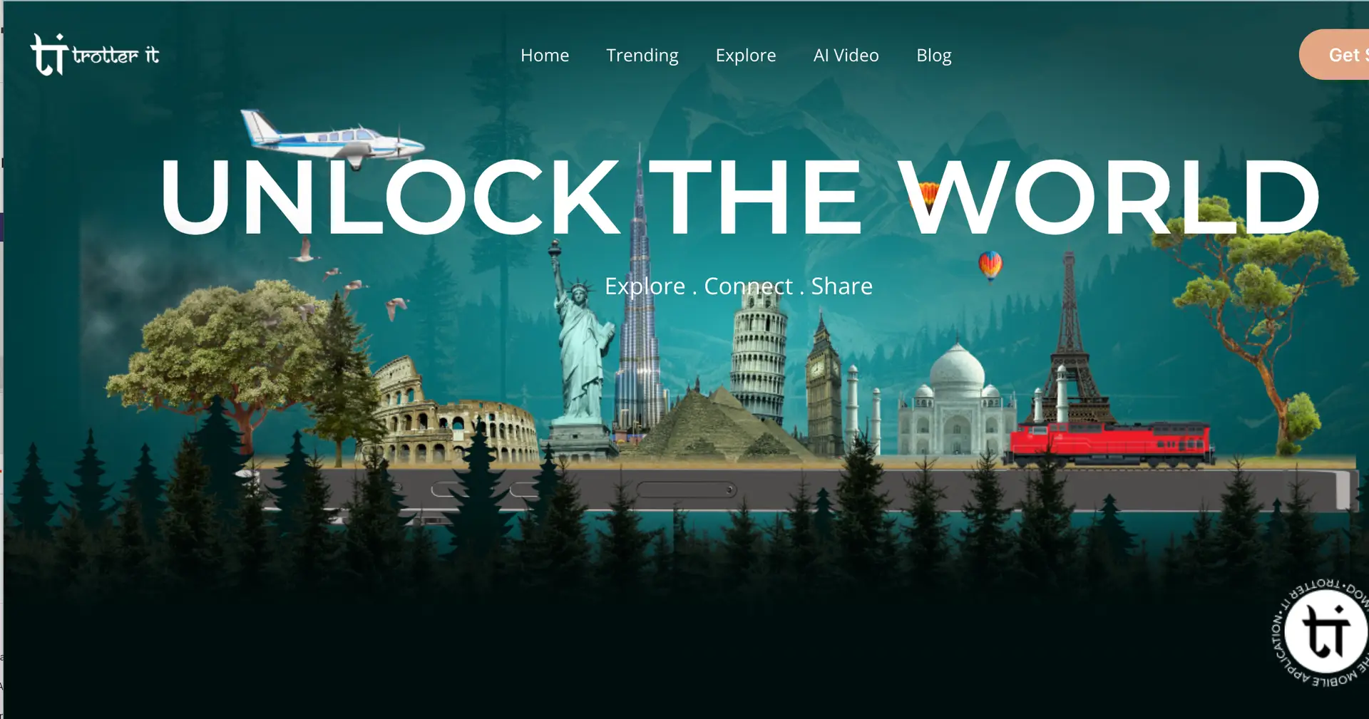 Trotter It home page